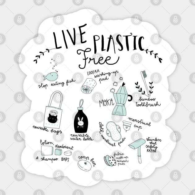 live plastic free Sticker by violinoviola